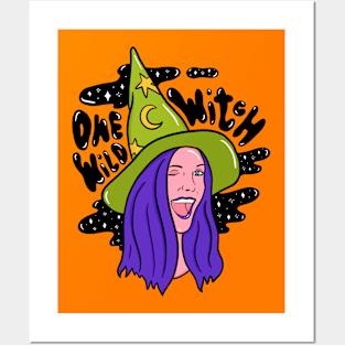 One Wild Witch Posters and Art